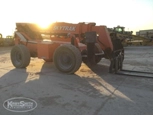 Used Telehandler,Side of used Telehandler,Used Telehandler under sun,Used Sky Trak in yard